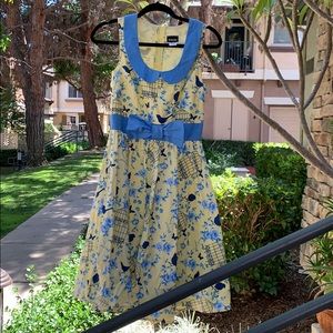 Retrolicious birds small dress